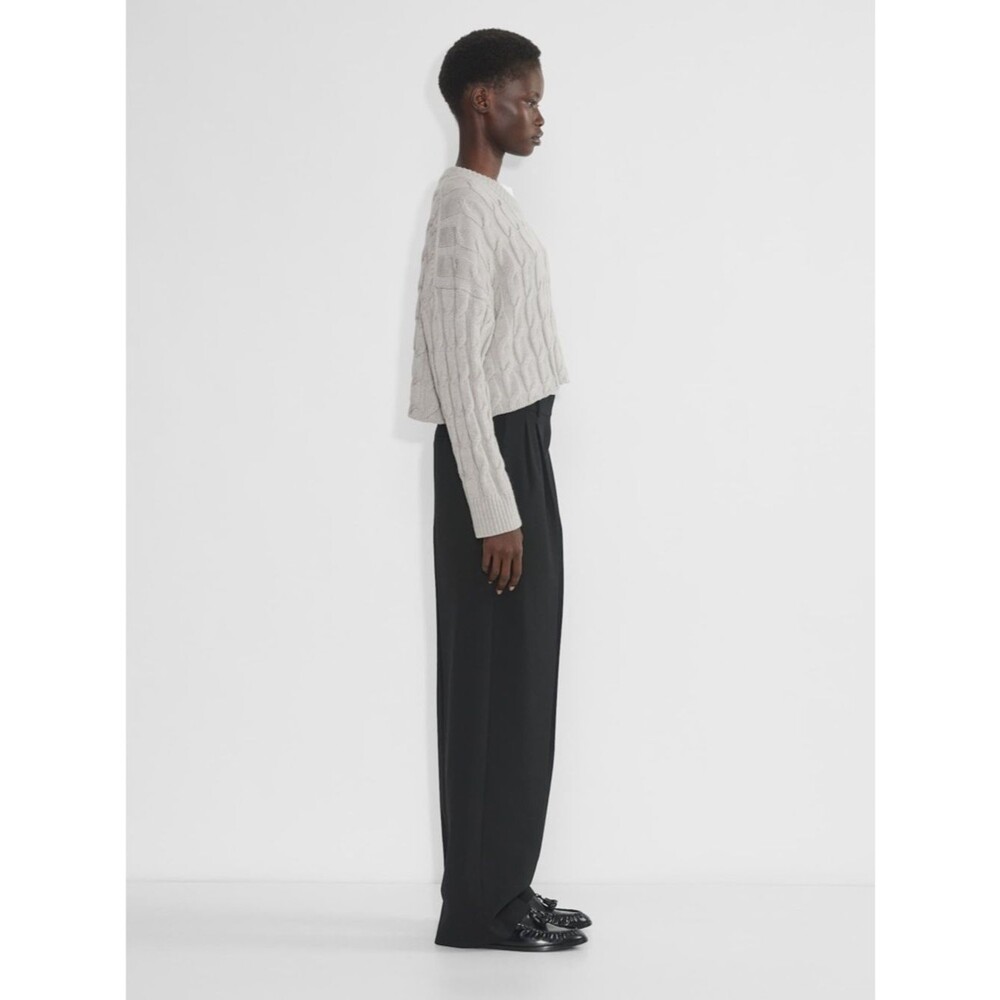 Aritzia Babaton Glory Merino Wool Sweater | Oatmeal | Small - Picture 6 of 9